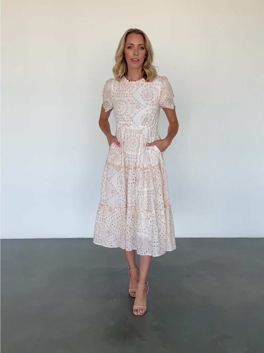 Baltic Born Mirabel Eyelet Midi Dress - Picture 4 of 9